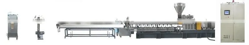 Double stage PP PE waste plastic pelletizing line/granulating machine