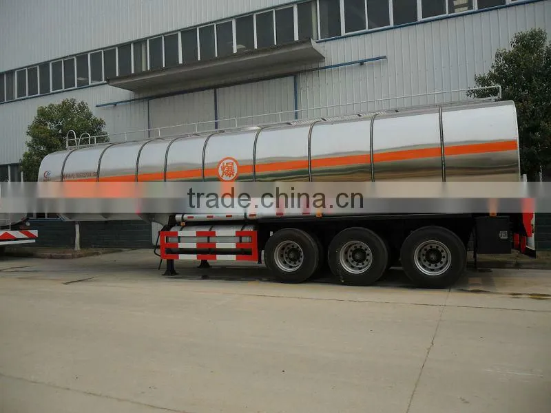 Stainless steel trailer 50mt for liquide transport