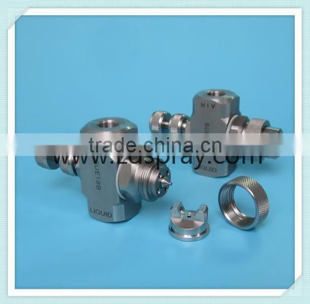 1/2",1" Stainless steel Air atomizing internal or external mixing spray nozzles