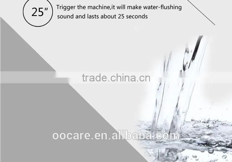 Washroom sound silencer
