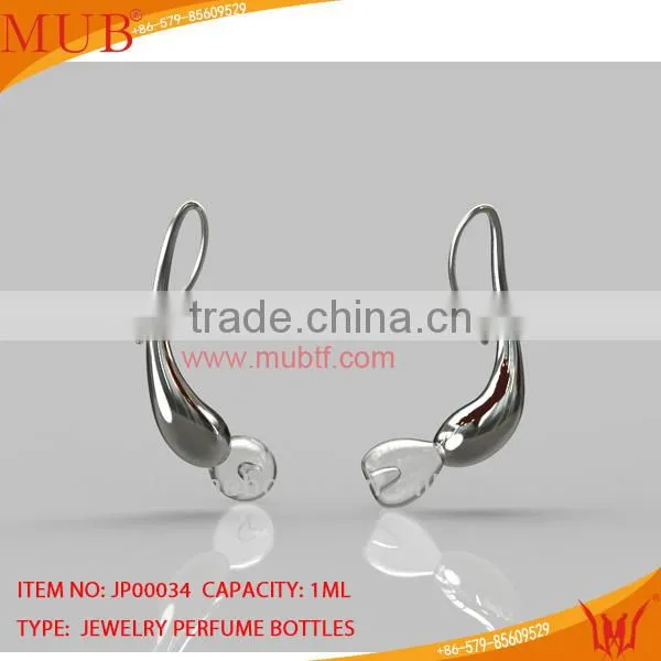 Shinning perfume Earring with perfume bottle