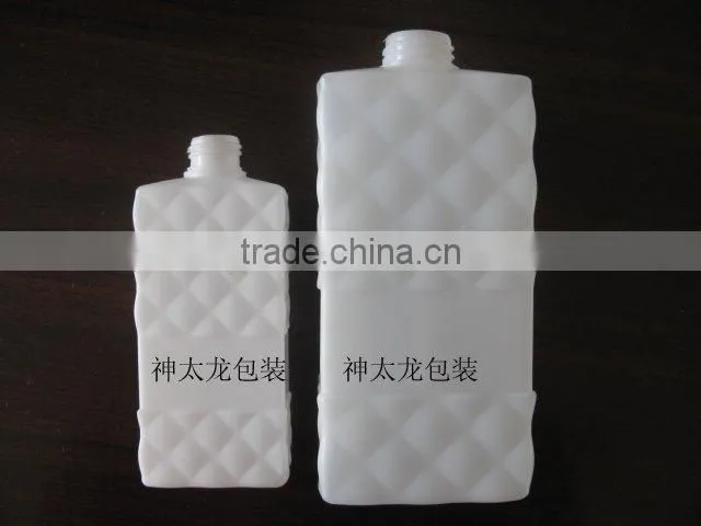 300ml and 500ml square HDPE Plastic shampoo bottle