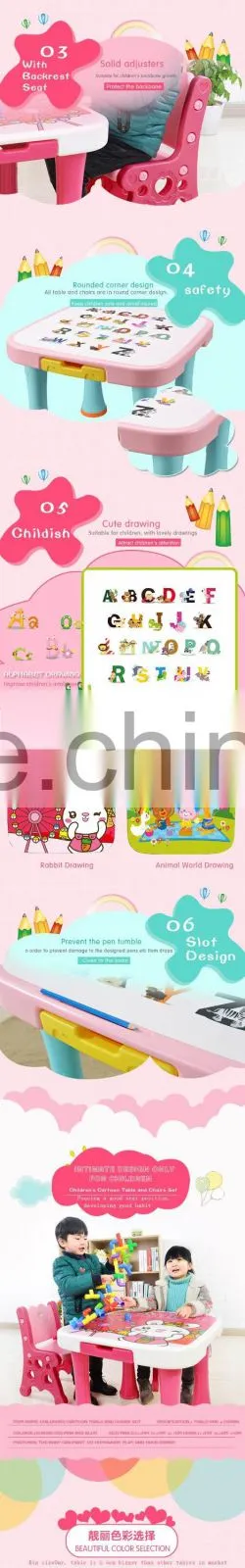 plastic study tables and chairs for kids