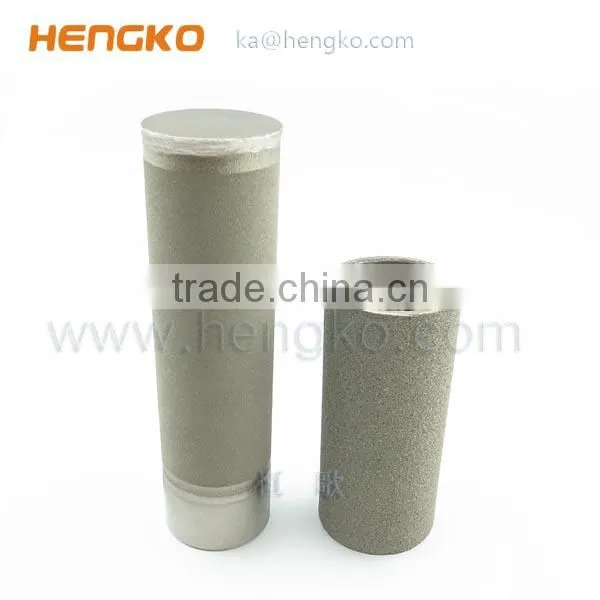 sintered porous stainless steel cartridge filter element