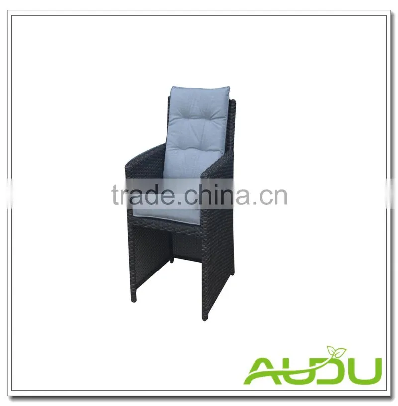 Audu Outdoor Furniture General Use and No Folded High Back Wicker Rattan Chairs