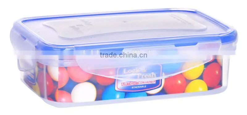 500ml food grade plastic kitchen containers/storage airtight container/plastic airtight containers/airtight plastic storage box