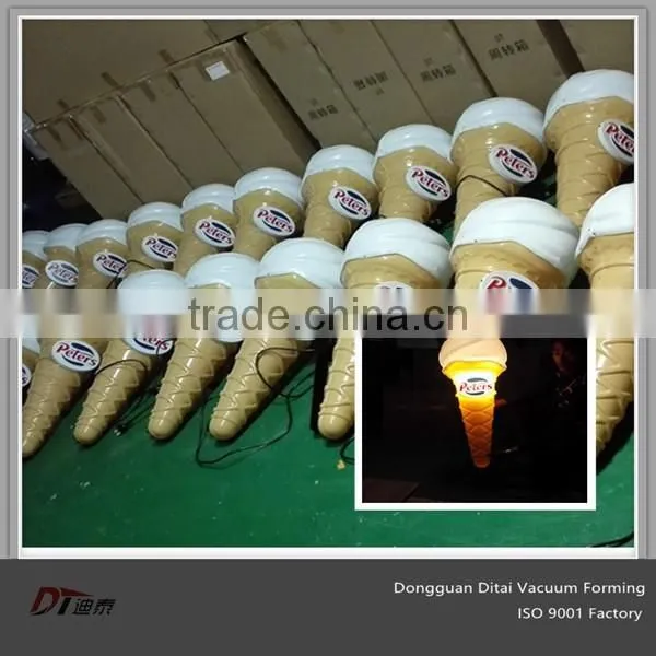Plastic lightbox for advertisement