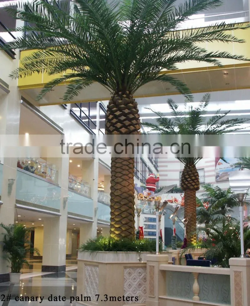 UV proof artificial outdoor palm trees hot sale artificial plastic palm tree