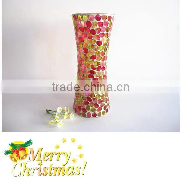 Iridescent Colored Mosaic Holder Unique Modern Home Decorations