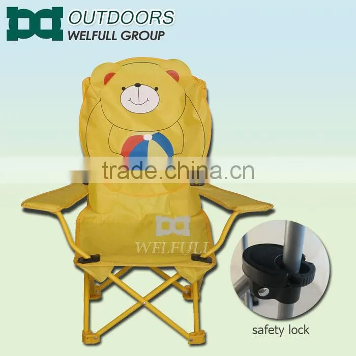 Best selling yellow camping chair for kids for sale