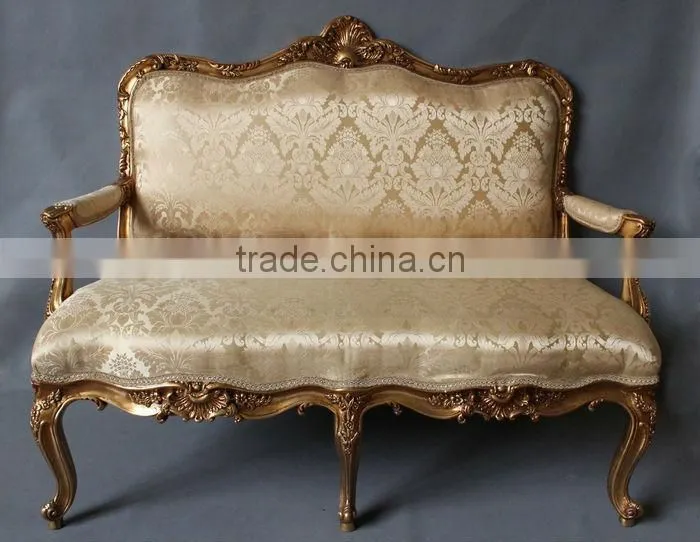Two-seat antique sofa from China