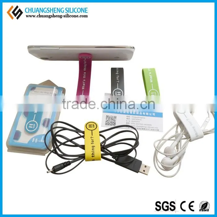 Multifunctional silicone clips, Cable clip, phone holder