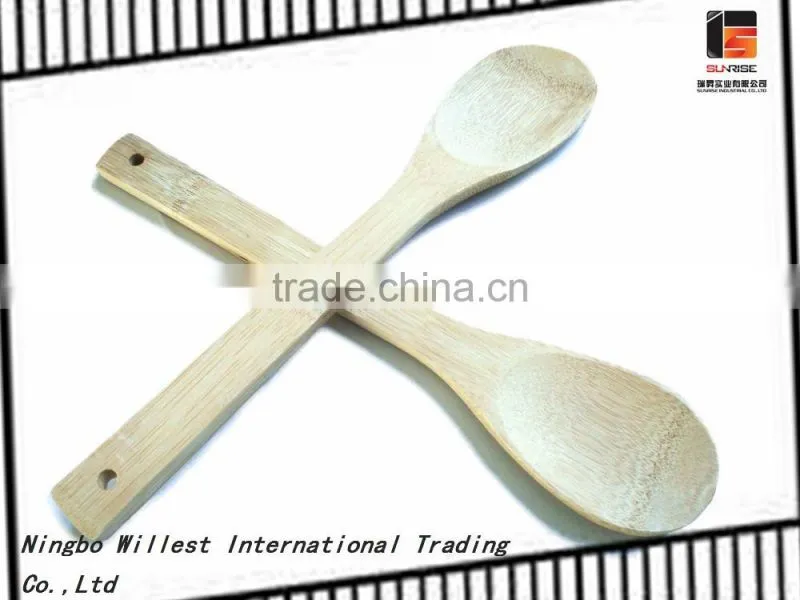 Big size rice bamboo spoon