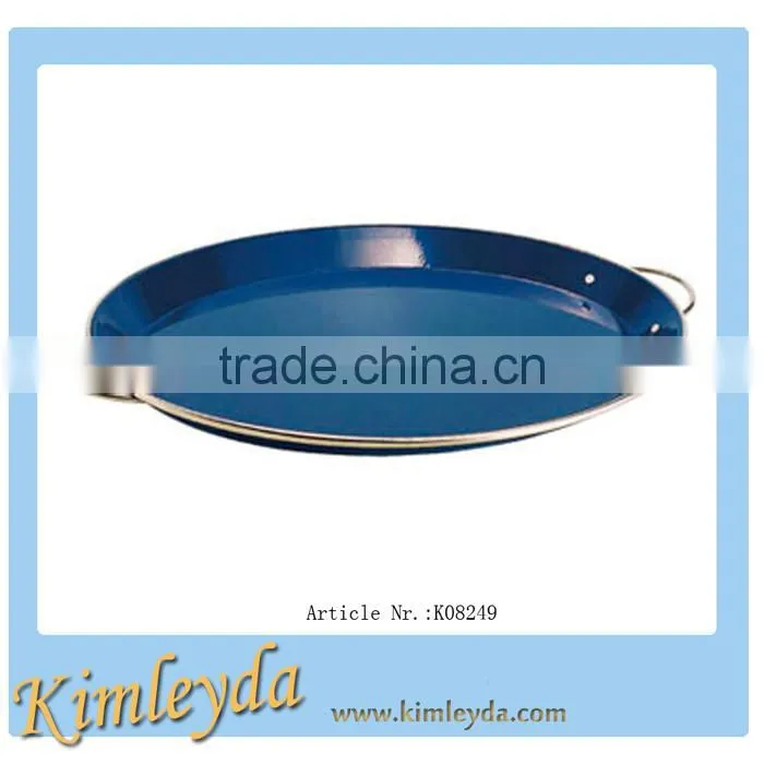 Round metal fruit tray/tin tray/ beer serving tray