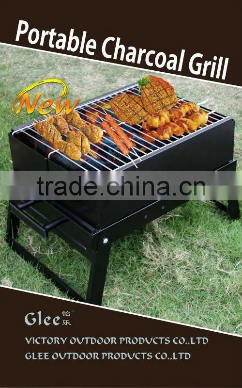 Pass LFGB test Stainless steel charcoal portable bbq stove