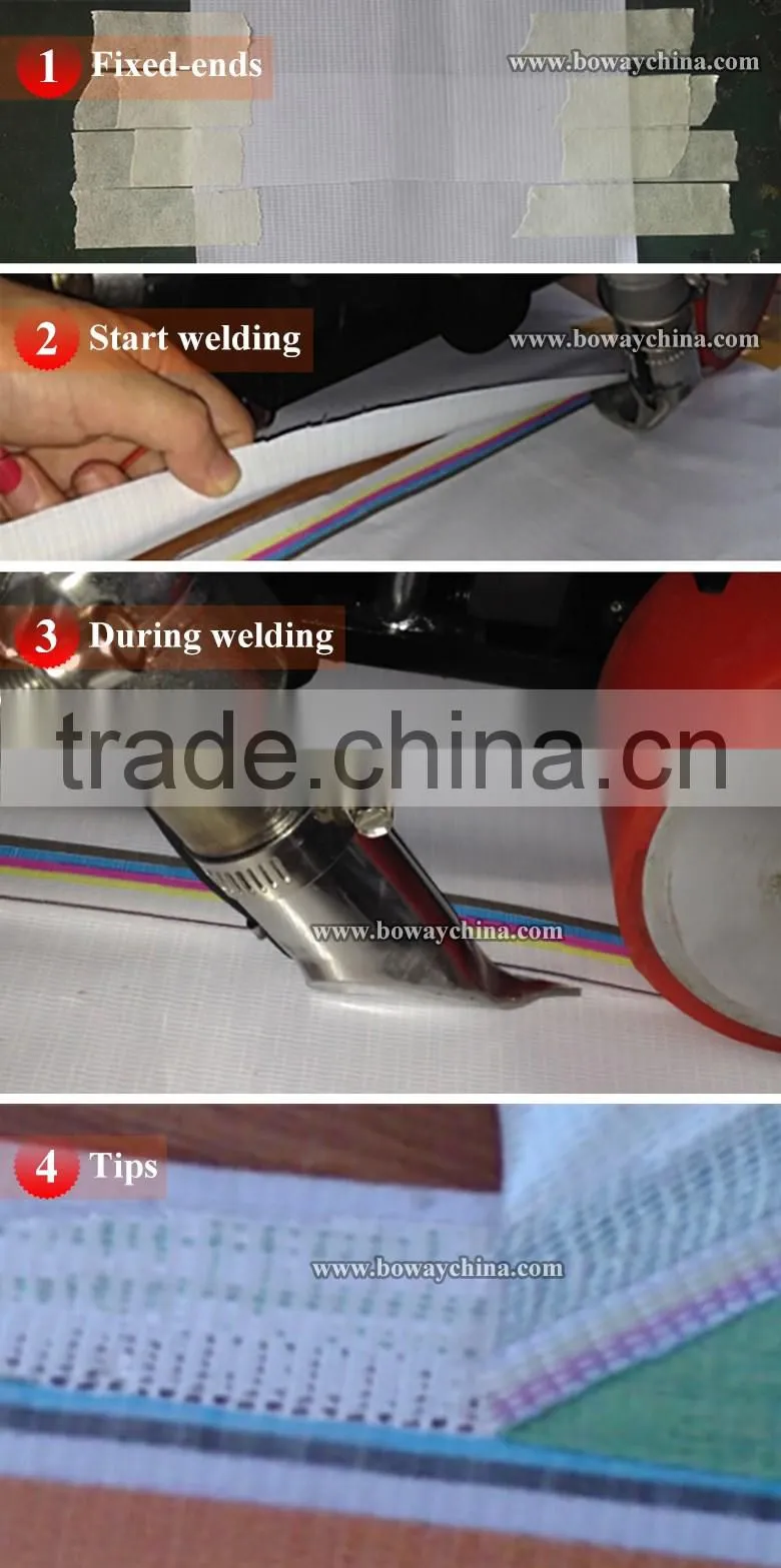 BW-TOP2000B PVC welding tarpaulin machine