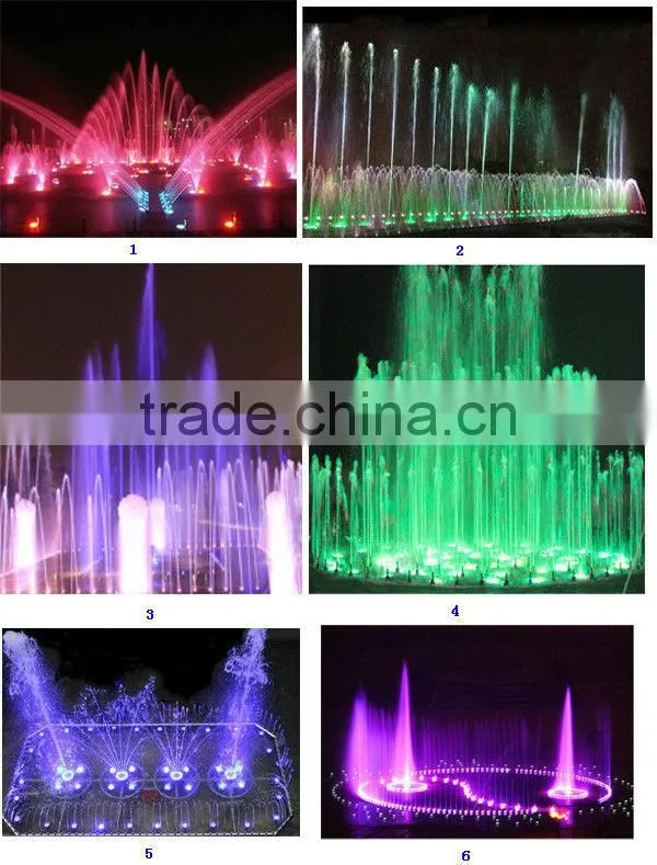 China factory manufacture LED music dancing hot sale fountain