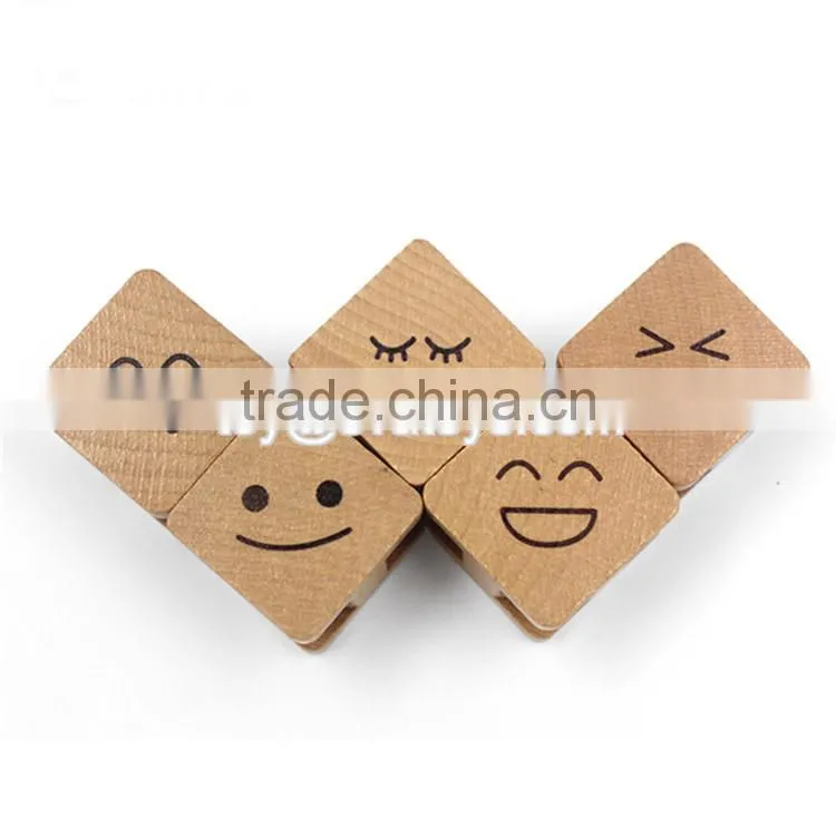 Creative intelligent stacking toys wooden baby building blocks W13D097