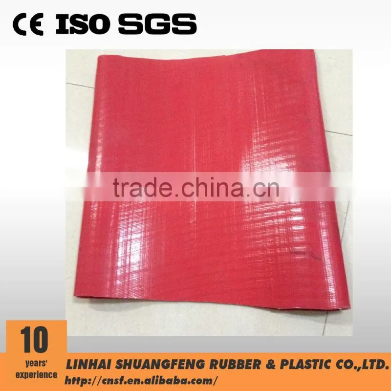 4 inch red pvc lay flat hose and flexible drain hose