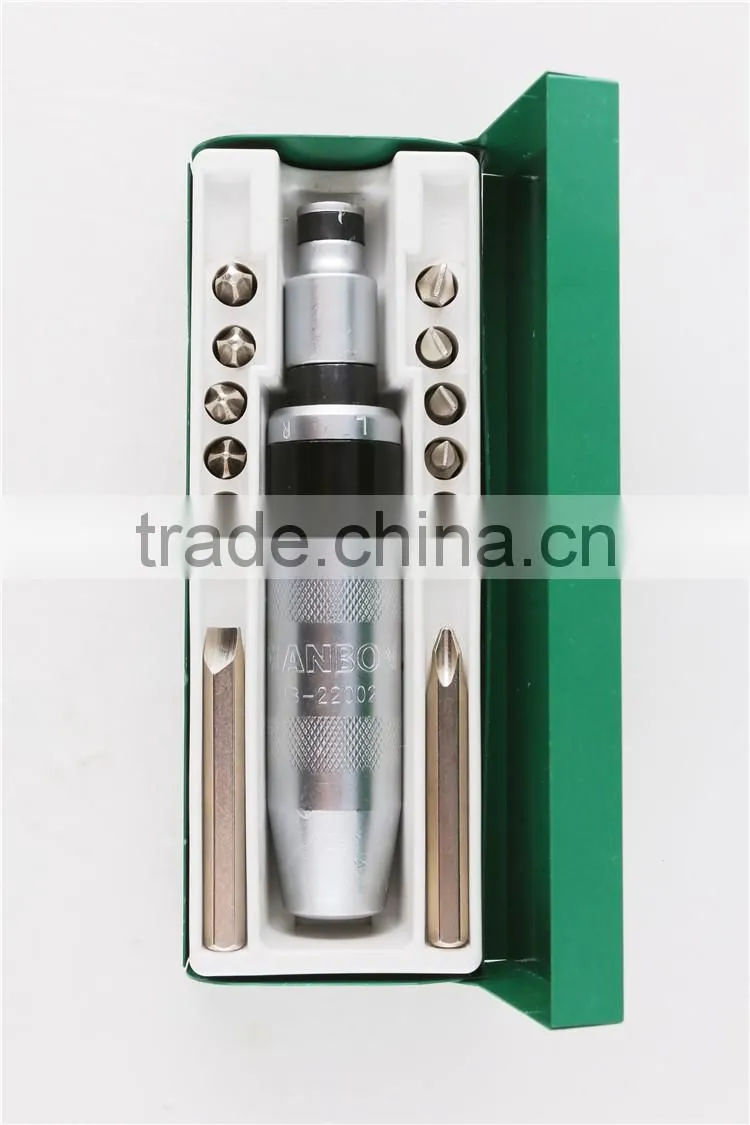 13PCS Impact Screwdriver with Magnetic Head