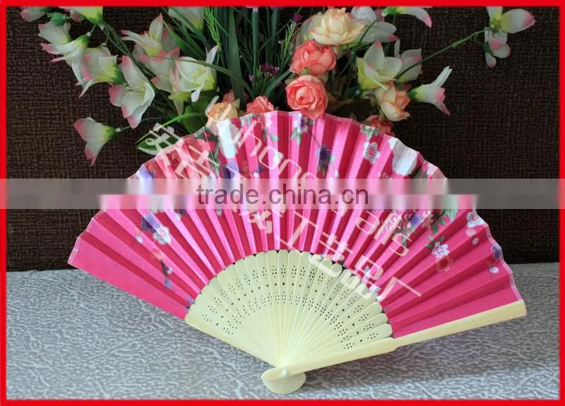 The existing fabric handmade bamboo fan