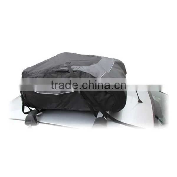 JT-V0202-14 waterproof polyester roof top cargo rack carrier/ roof top travel storage bag cargo carrier/car roo top bag