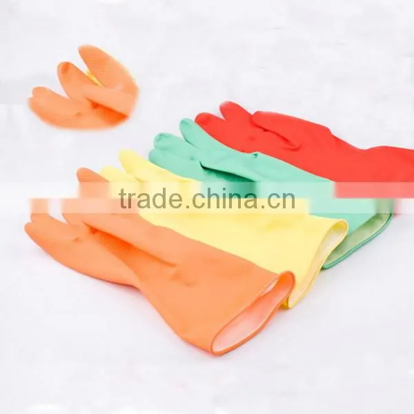 Hands Kitchen Cleaning Colored Latex Gloves