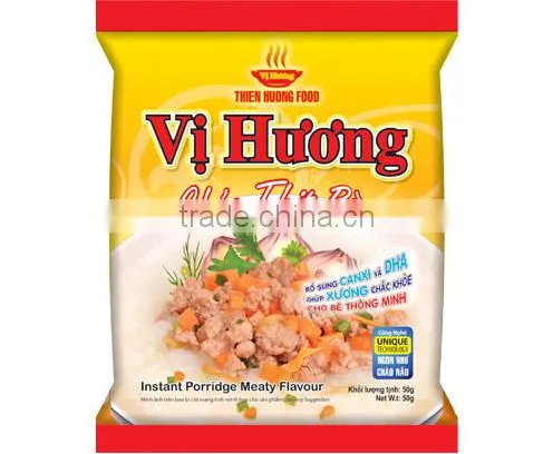 CALCIUM MEATY FLAVOUR HIGH QUALITY INSTANT PORRIDGE 47g - Thien Huong Food JSC