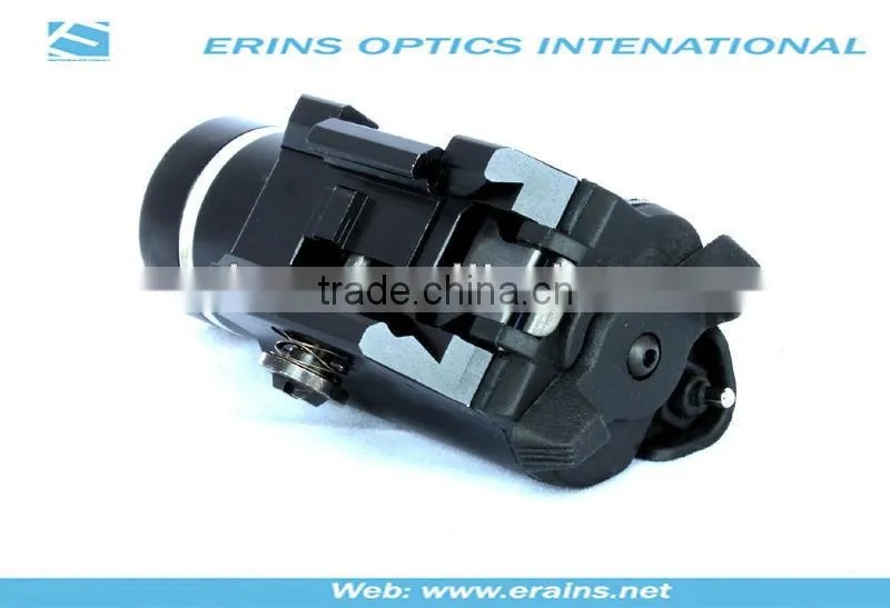 Tactical red laser sight scope and 200 lumen CREE Q5 LED flashlight combo