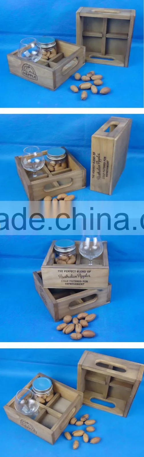 China Manufacturer shandong small nut snacks wood tray