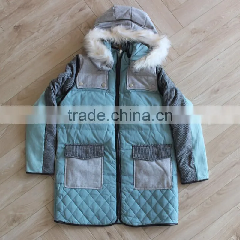 Hot Sale Coat Woman Fashion Down Feather Coat / Padded Long Down JACKET