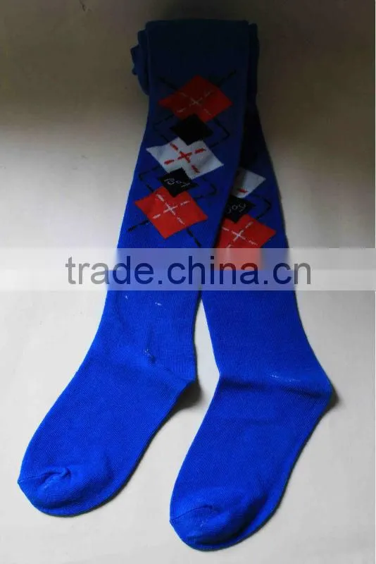 Kids argyle tights, knitted pantyhose tights
