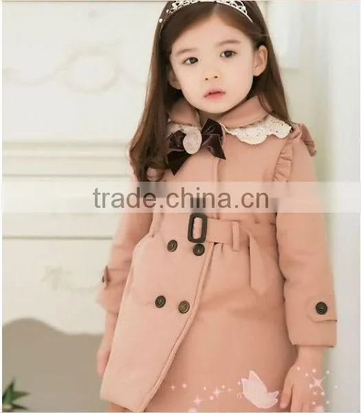 2015 korean style girls fashion coat children girl clothing