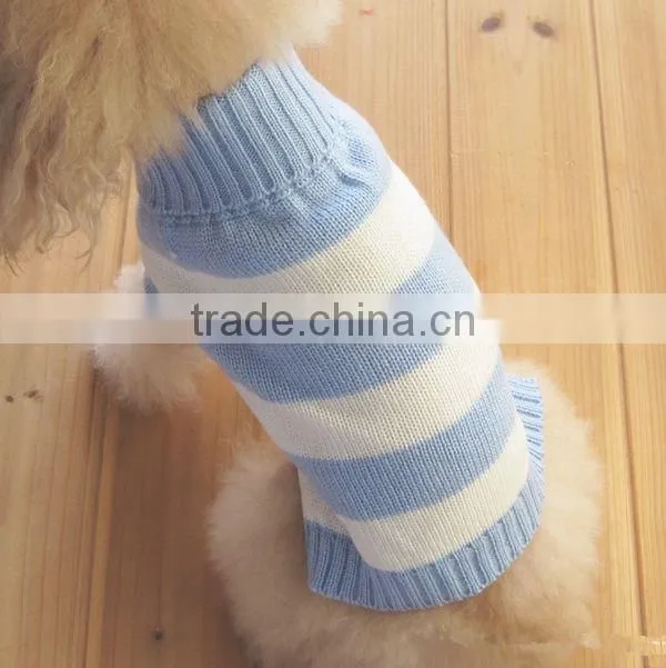 Turn Down Collar Knitting Patterns for Dog Clothes Sweater