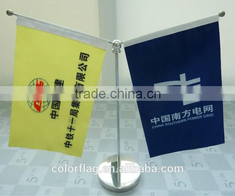 eco-friendly polyester table top flag