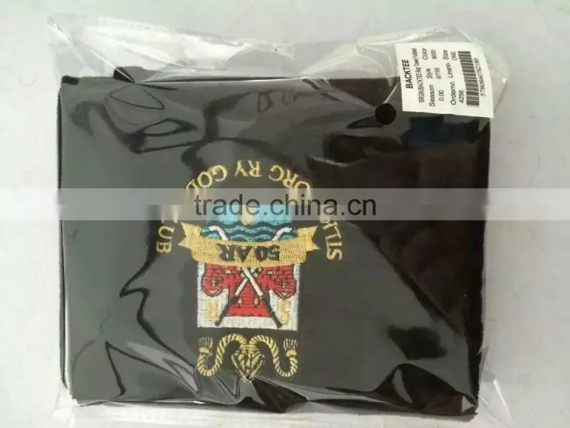 100% cotton customized tri-fold terry velour golf towels