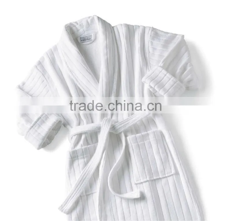 Wholesale 100% cotton soft skin protection kid bathrobe