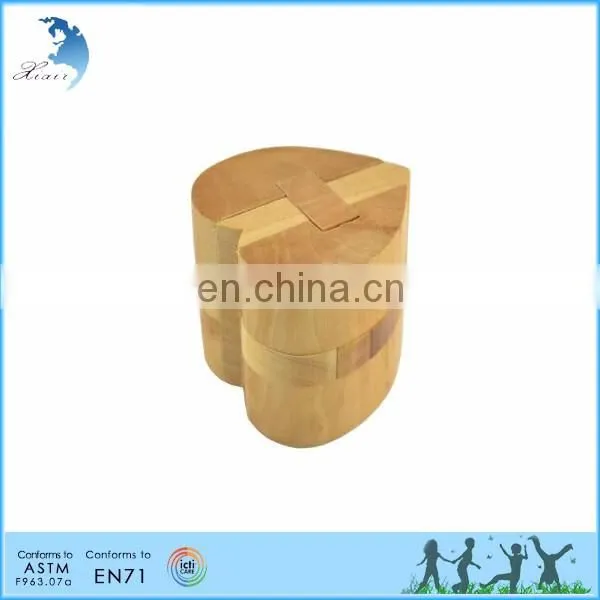 2016 new design baby brain jigsaw cube wooden game super 3d puzzle