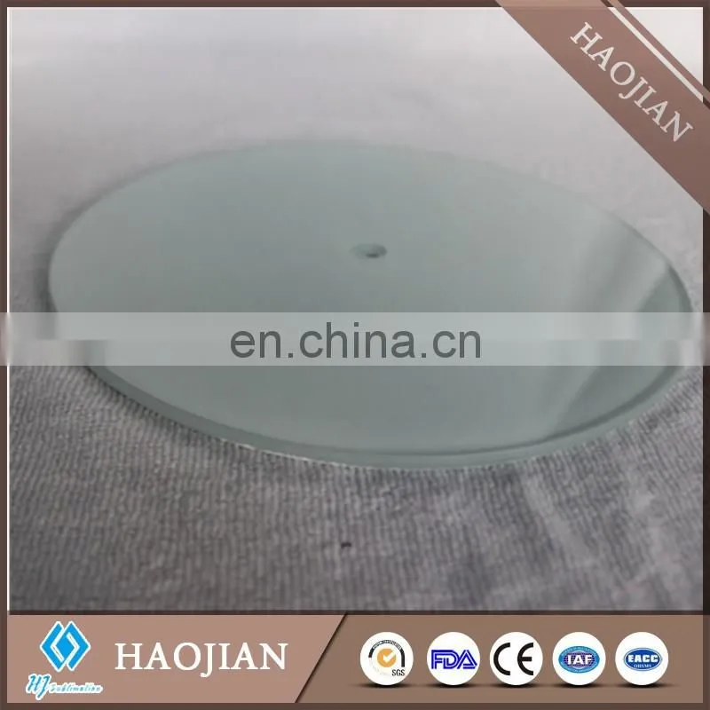 Sublimation tempered glass clock, smooth surface with white coating,round shape dia200*4mm or square shape 200x200x4mm