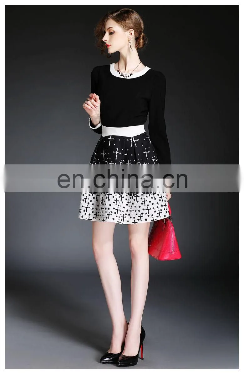 Wholesale high quality ladies knit dress OEM, high quality dress fashion