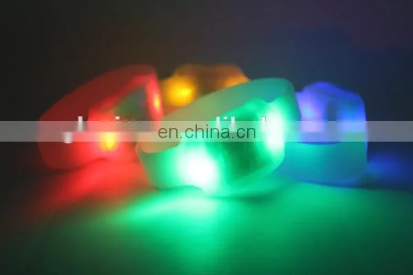 Best quality custom led bracelet cool bracelets for teen led flashing bracelet