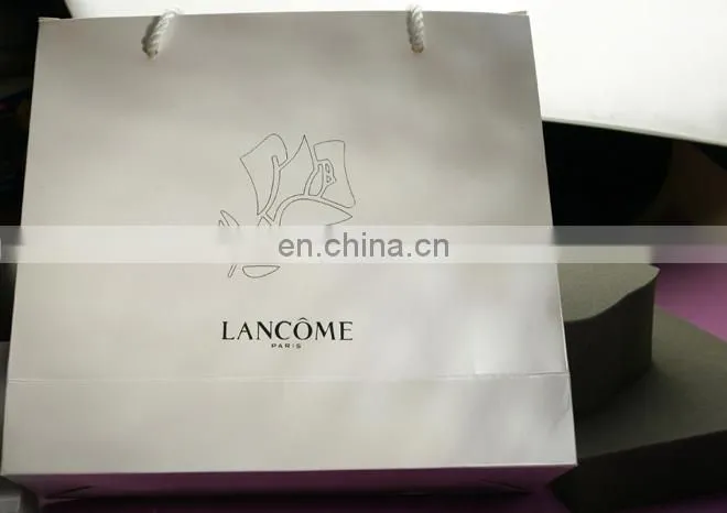 paper bag with different handle types
