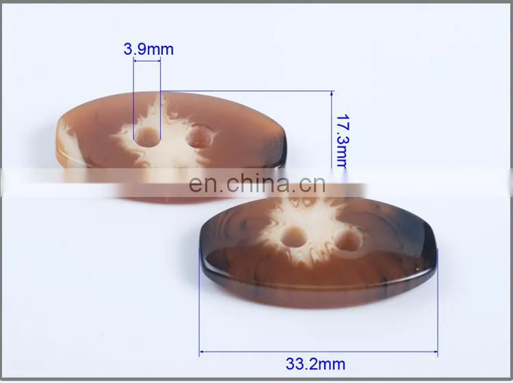 Custom Imitation Horn Resin Button for Coat BP40514