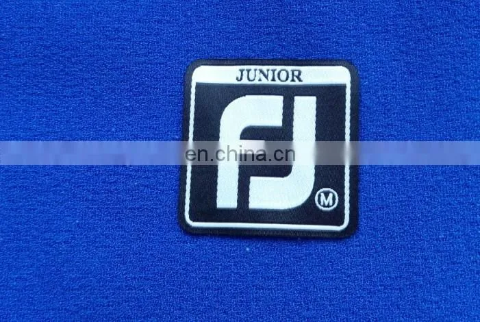 2015 fancy OEM iron backing label