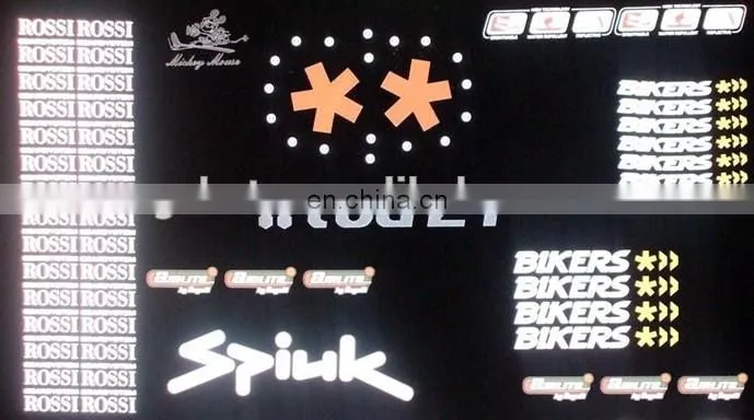 Fashion design heat transfer stickers for t-shirts