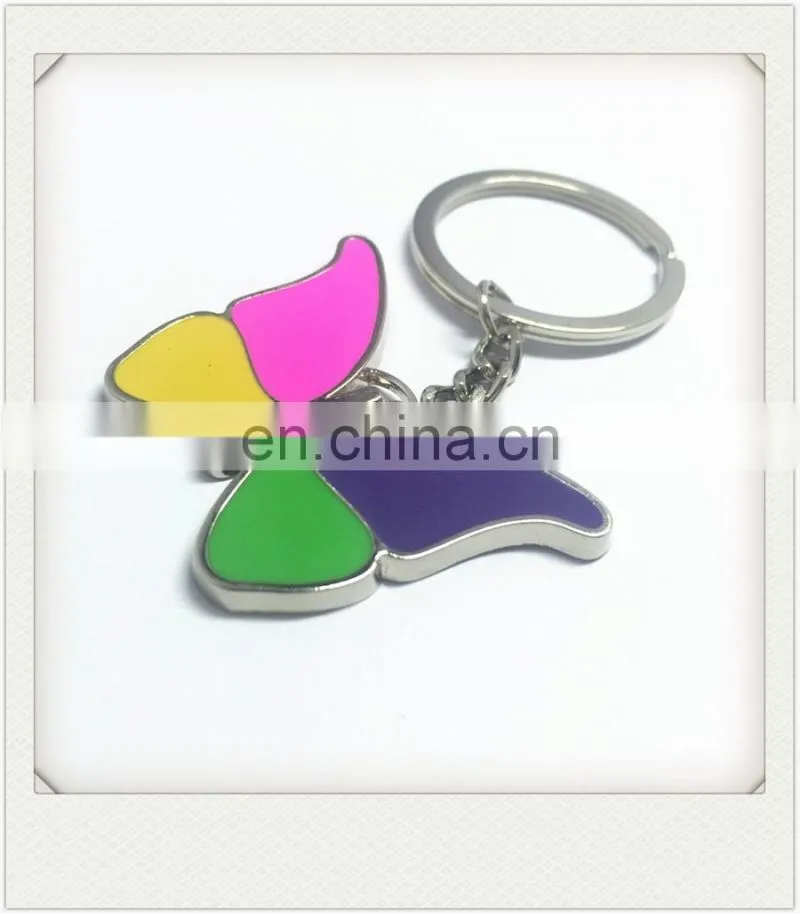 New fashion butterfly shape keychain nickel free