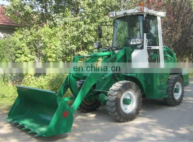 Mini Wheel Loader ZL10 loader with all attachments CE mini loader