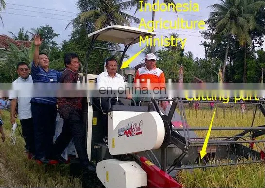 Factory price mini rice paddy cutting machine / rice harvest machine / price of rice harvester