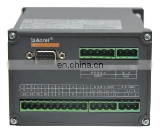 Acrel BD-3Q/2M 3P3W three phase ac reactive power transducer with 2 analog output