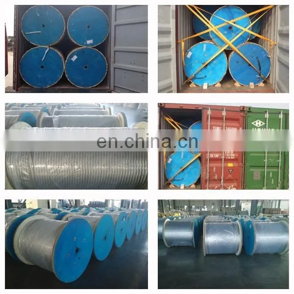 ACSW ASTM B502 standard 20.3% IACS 1.93mm 2.97mm 3.66mm aluminum clad steel wire